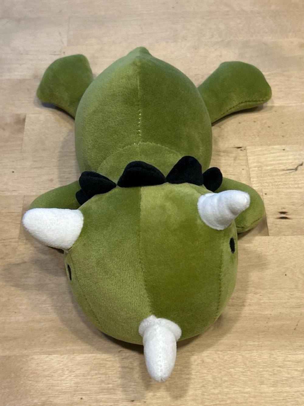Weighted Plush Green Triceratops Stuffed Toy - Kids Accessory